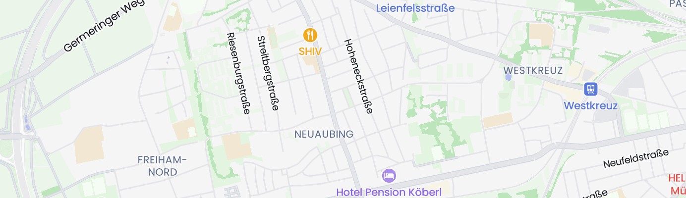Karte mit dem ungefähren Standort