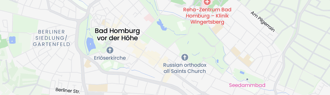 Karte mit dem ungefähren Standort