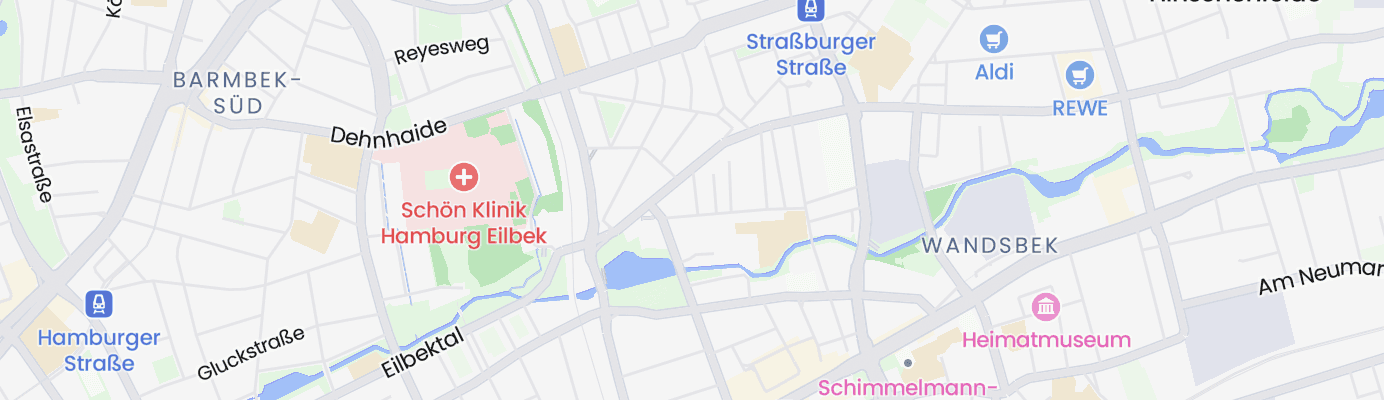 Karte mit dem ungefähren Standort
