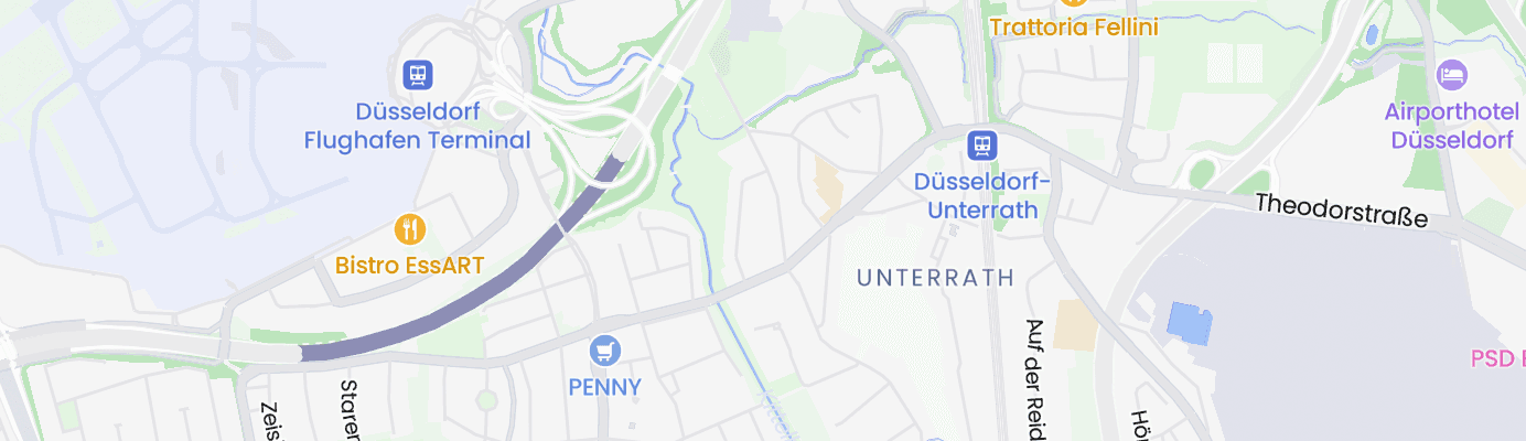 Karte mit dem ungefähren Standort