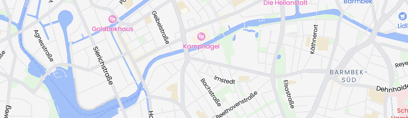 Karte mit dem ungefähren Standort
