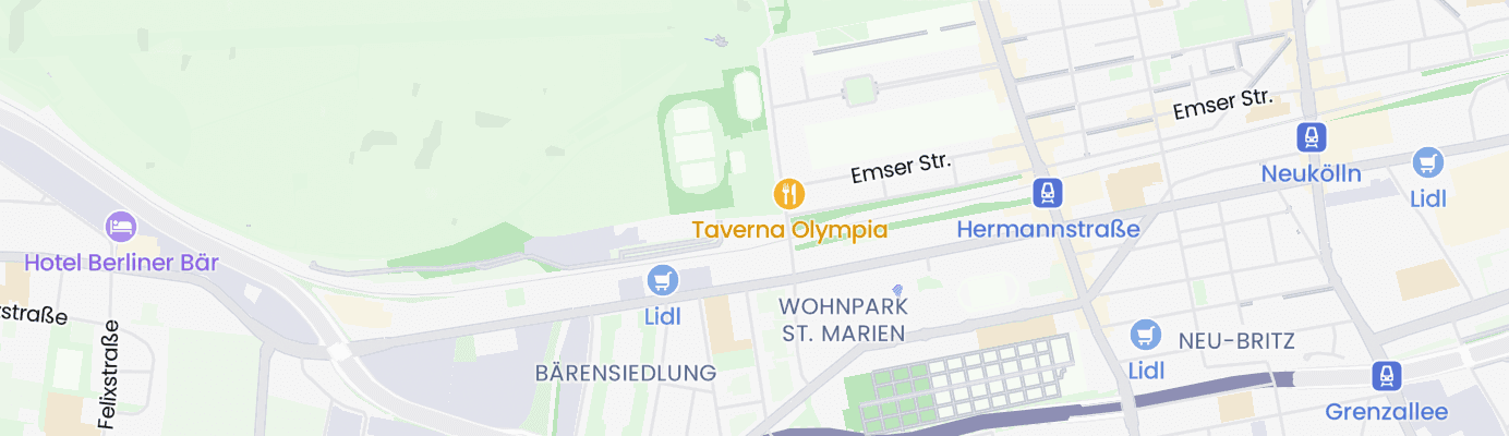 Karte mit dem ungefähren Standort