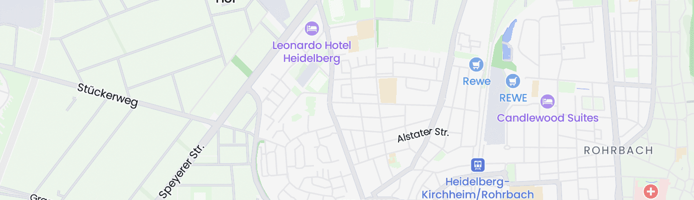 Karte mit dem ungefähren Standort