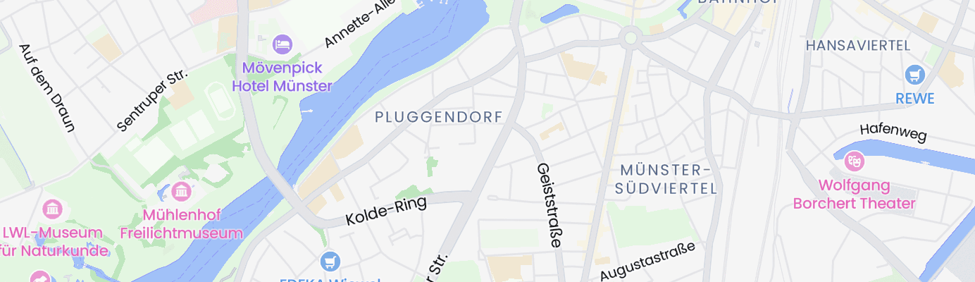 Karte mit dem ungefähren Standort