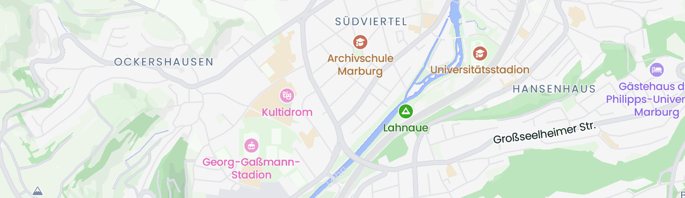 Karte mit dem ungefähren Standort