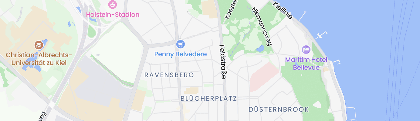 Karte mit dem ungefähren Standort