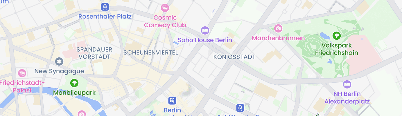 Karte mit dem ungefähren Standort