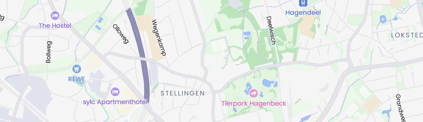Karte mit dem ungefähren Standort