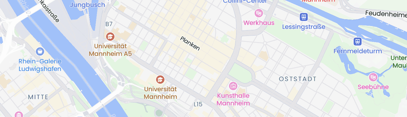 Map showing the approximate location