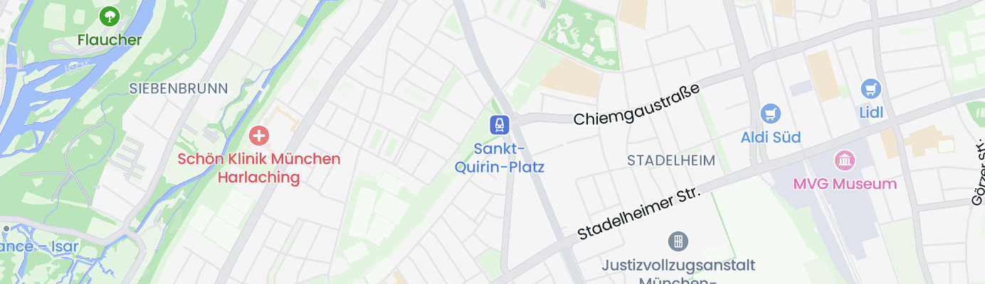 Karte mit dem ungefähren Standort
