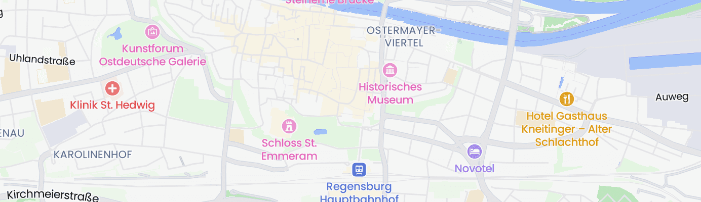 Karte mit dem ungefähren Standort