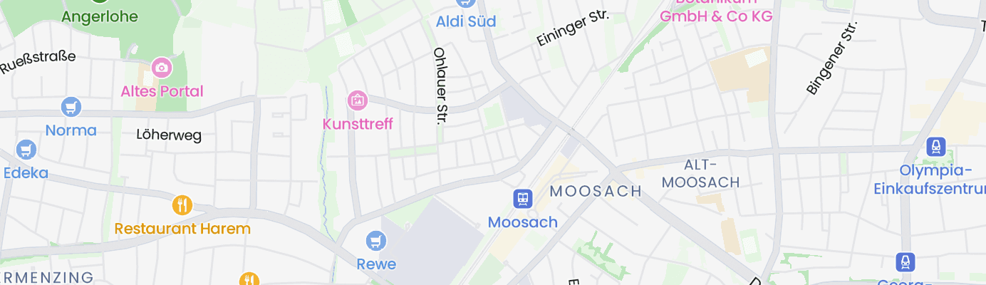 Karte mit dem ungefähren Standort