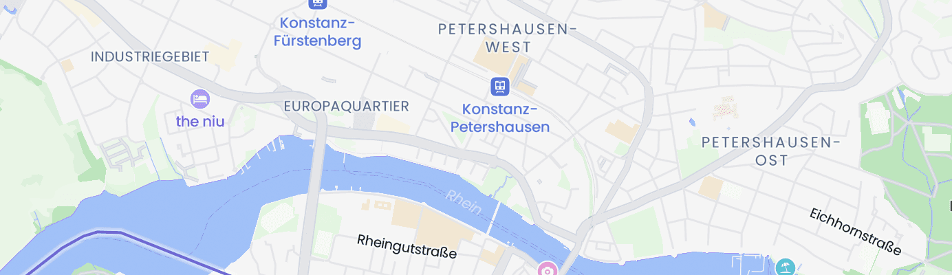 Karte mit dem ungefähren Standort