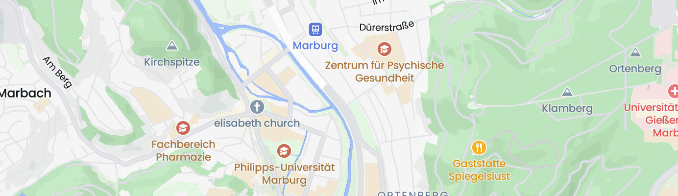 Karte mit dem ungefähren Standort
