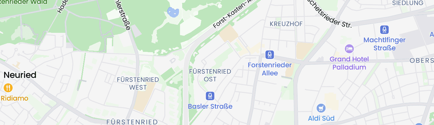 Karte mit dem ungefähren Standort