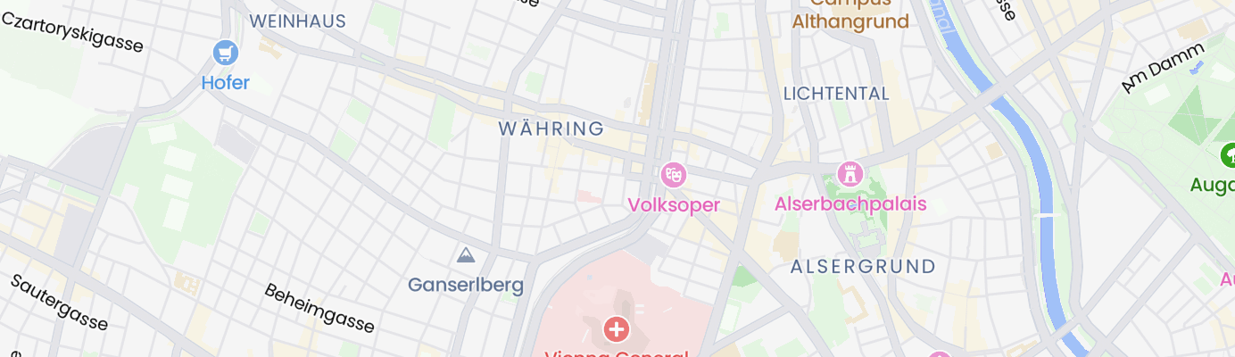 Karte mit dem ungefähren Standort