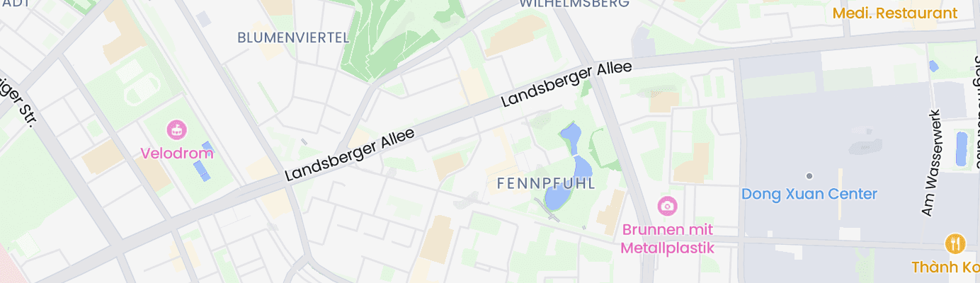Karte mit dem ungefähren Standort