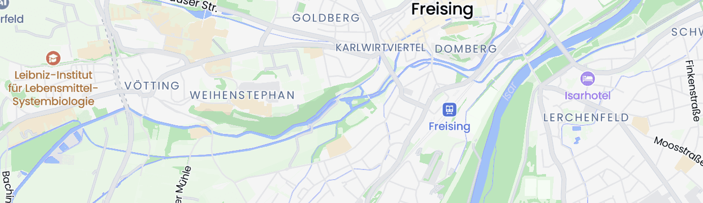 Karte mit dem ungefähren Standort