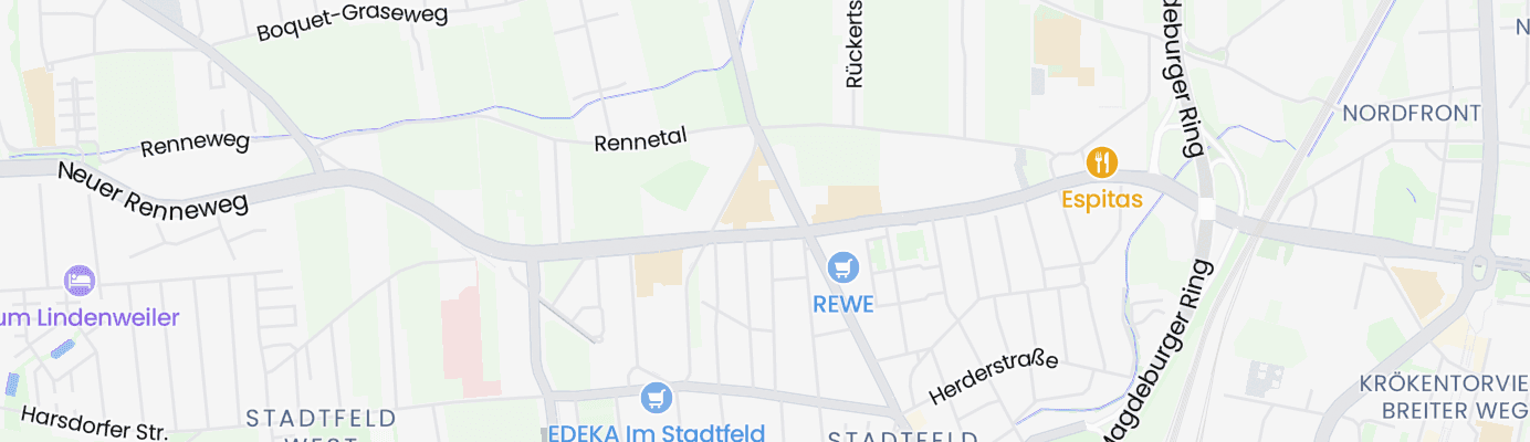 Karte mit dem ungefähren Standort