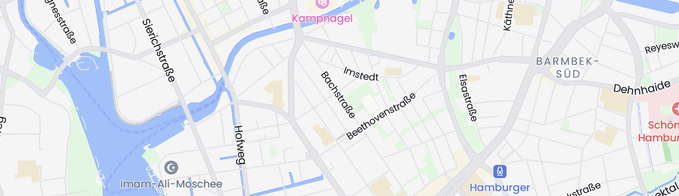 Karte mit dem ungefähren Standort