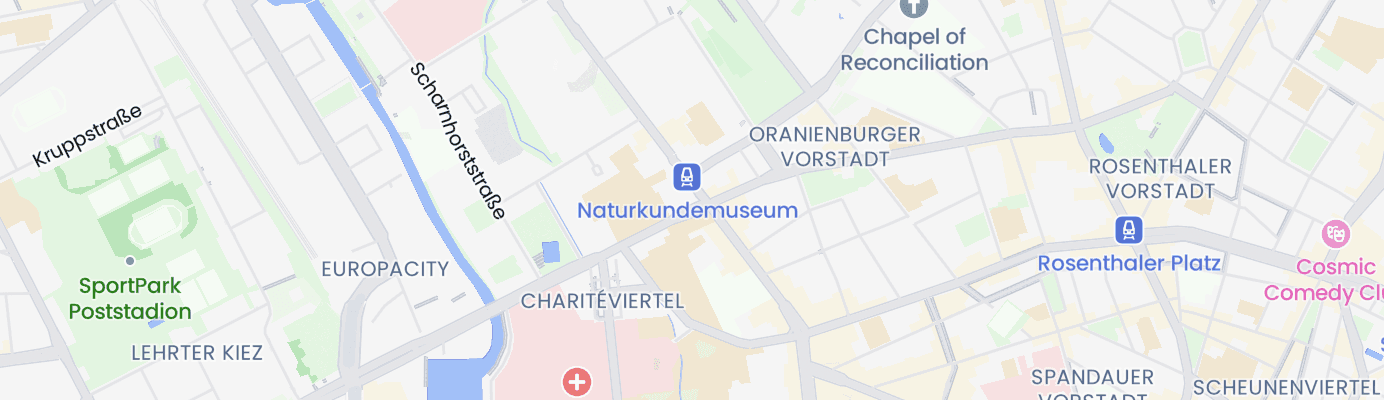 Karte mit dem ungefähren Standort