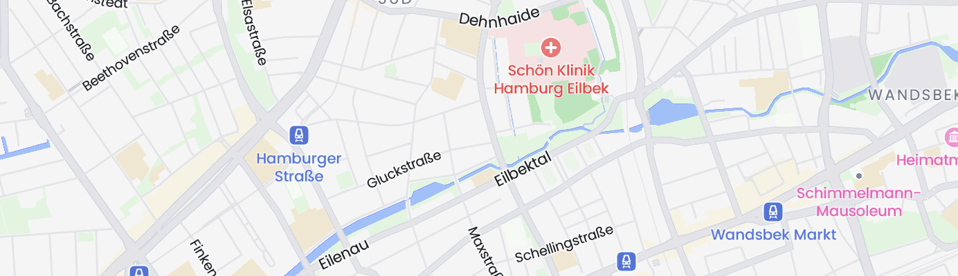 Karte mit dem ungefähren Standort