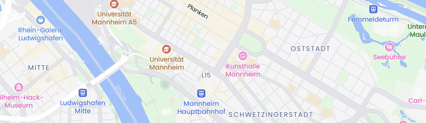 Karte mit dem ungefähren Standort