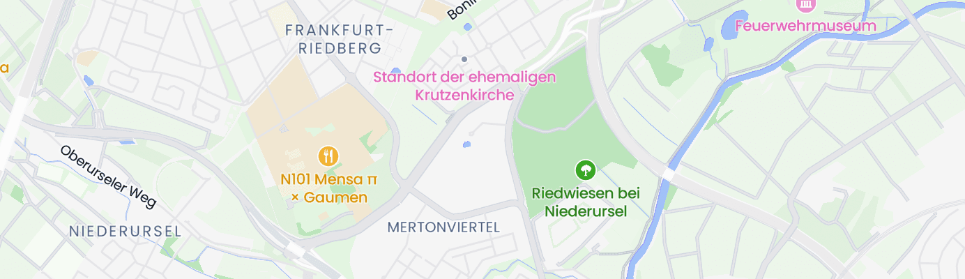 Karte mit dem ungefähren Standort