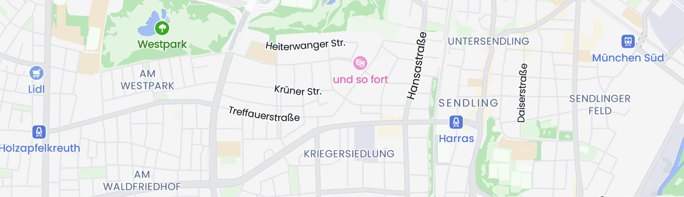 Karte mit dem ungefähren Standort