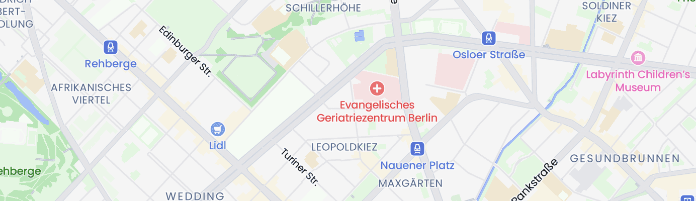 Karte mit dem ungefähren Standort