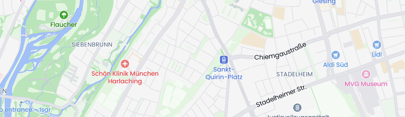 Karte mit dem ungefähren Standort