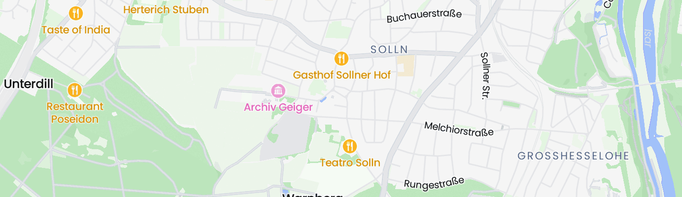 Karte mit dem ungefähren Standort