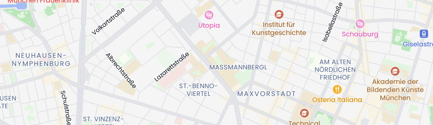 Karte mit dem ungefähren Standort