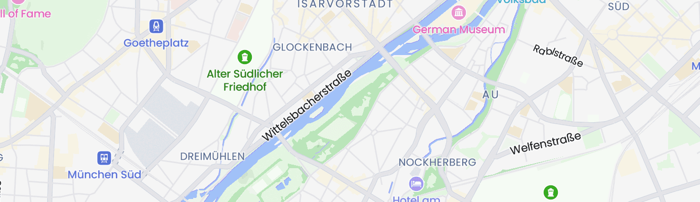 Karte mit dem ungefähren Standort