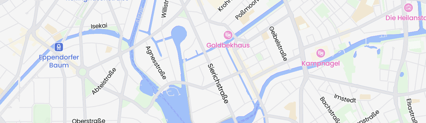 Karte mit dem ungefähren Standort