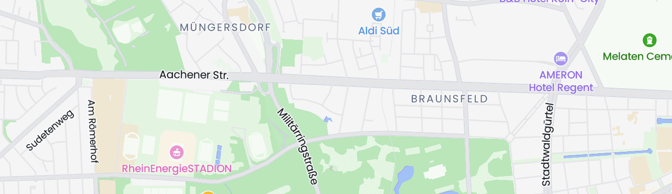 Karte mit dem ungefähren Standort