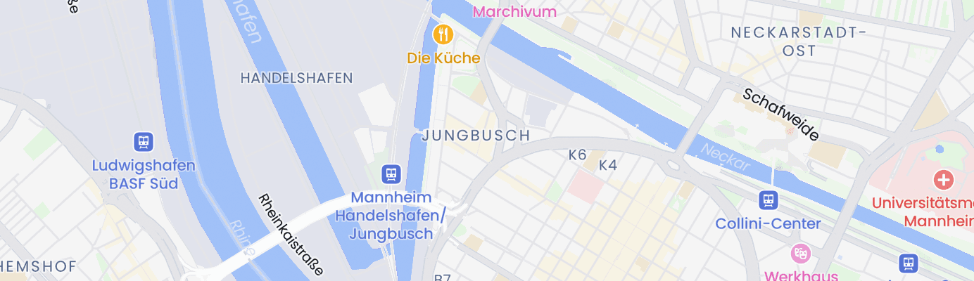 Karte mit dem ungefähren Standort