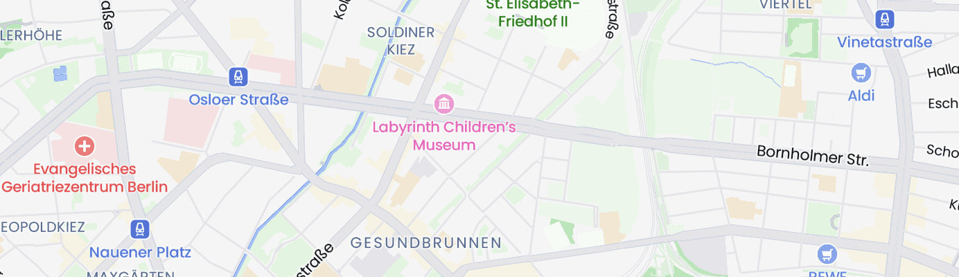 Karte mit dem ungefähren Standort