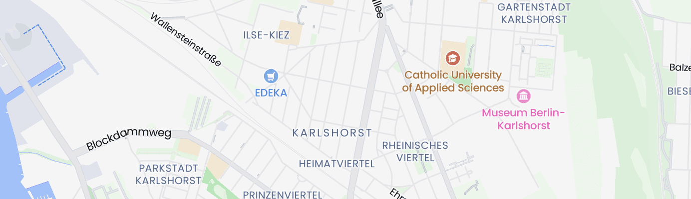 Karte mit dem ungefähren Standort