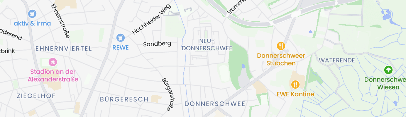 Karte mit dem ungefähren Standort