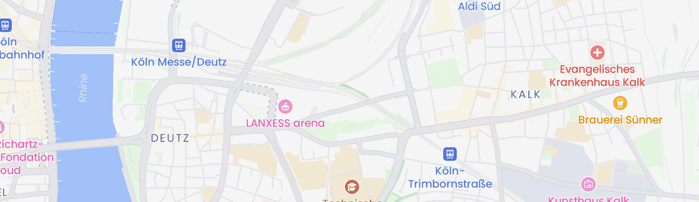 Karte mit dem ungefähren Standort