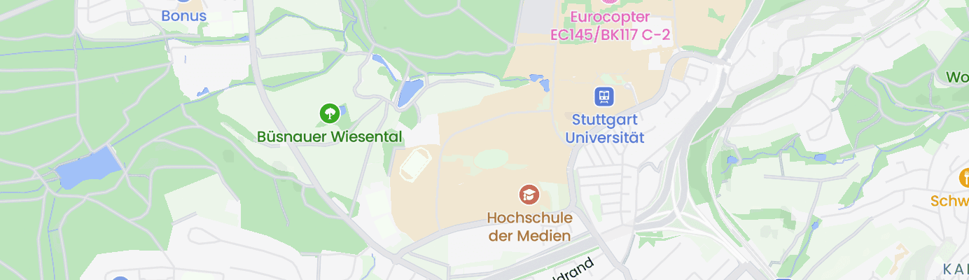 Karte mit dem ungefähren Standort