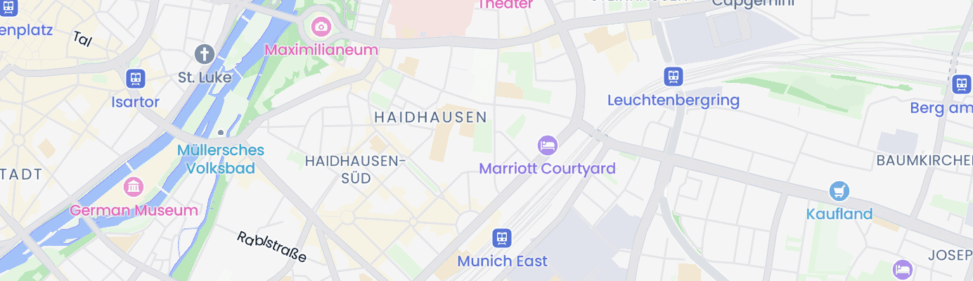 Karte mit dem ungefähren Standort