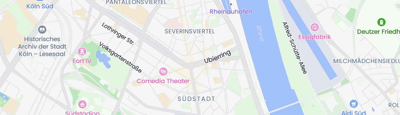 Karte mit dem ungefähren Standort