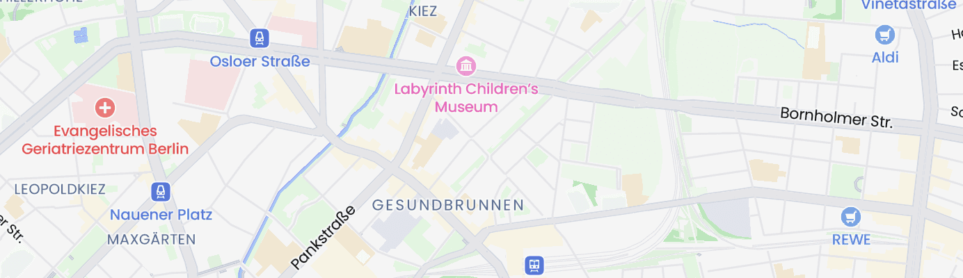 Karte mit dem ungefähren Standort