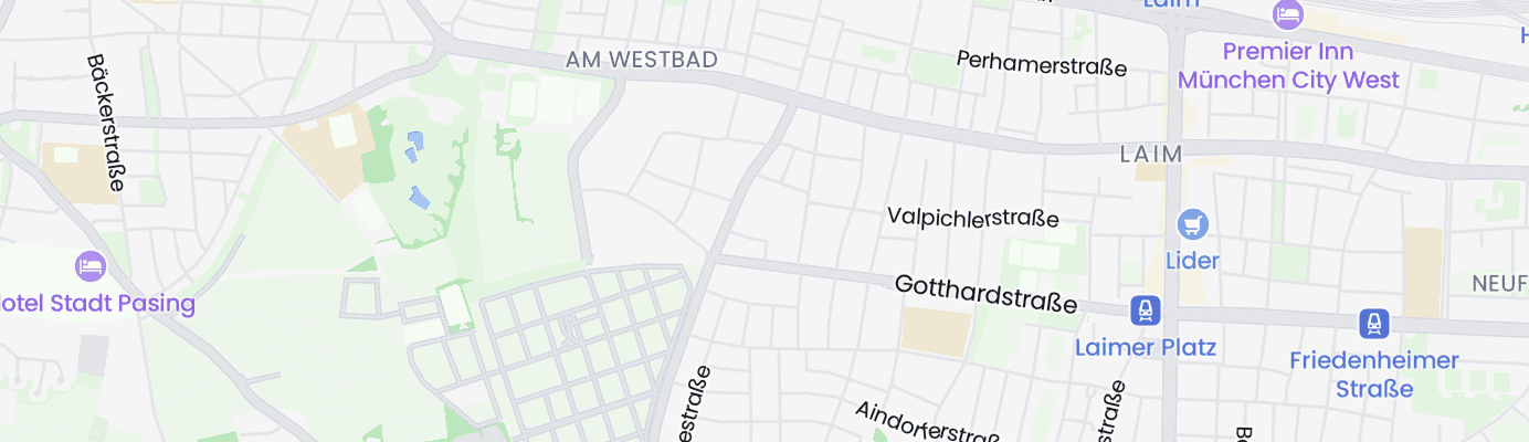 Karte mit dem ungefähren Standort