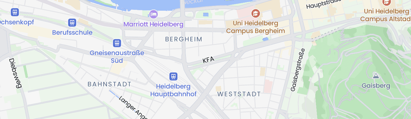 Karte mit dem ungefähren Standort