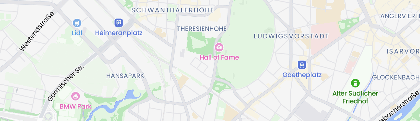 Karte mit dem ungefähren Standort