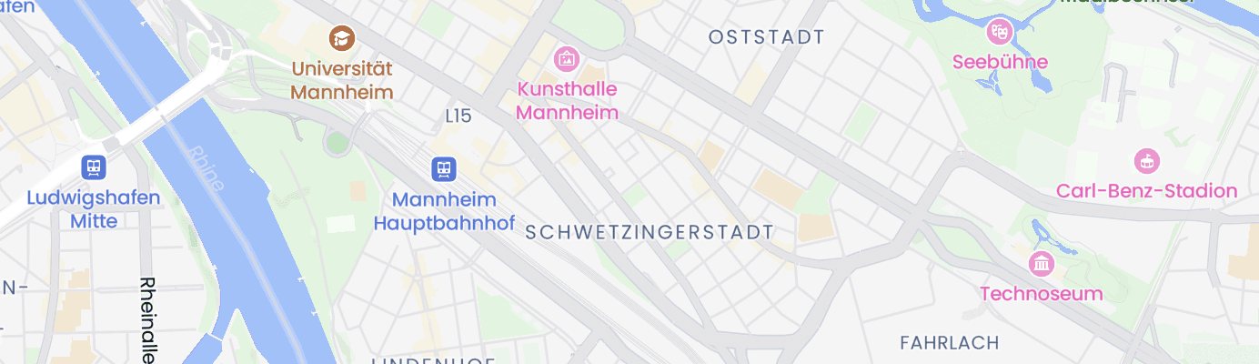 Karte mit dem ungefähren Standort