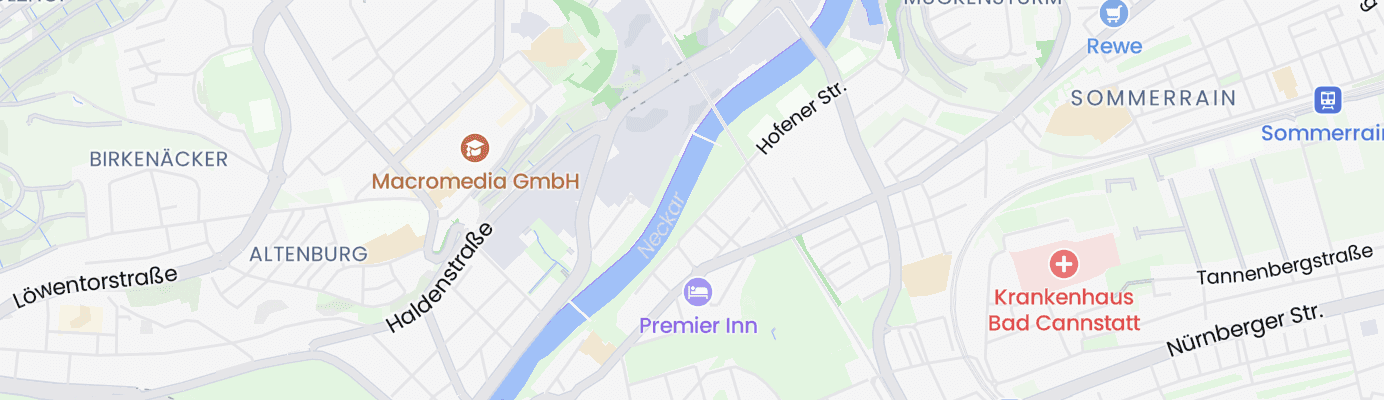 Karte mit dem ungefähren Standort